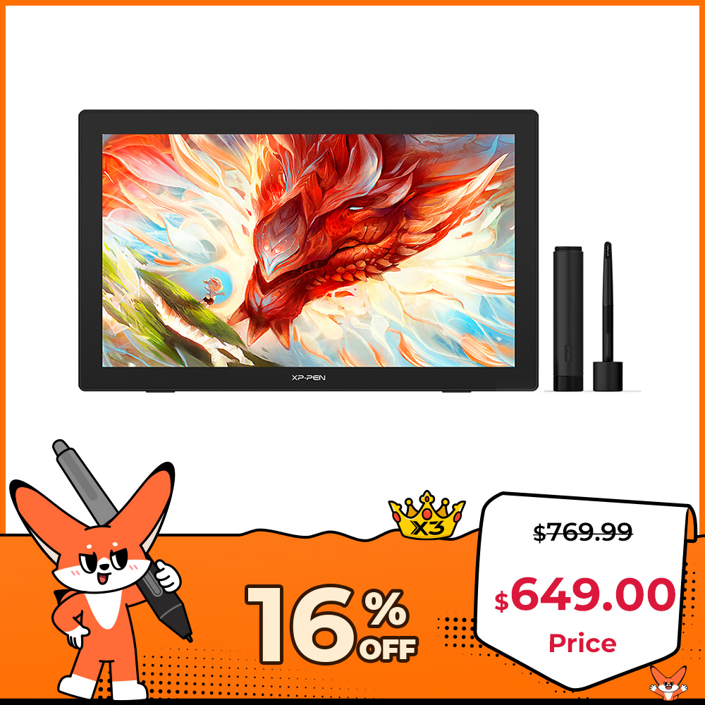 Artist 24 affordable large screen drawing tablet XPPen Singapore